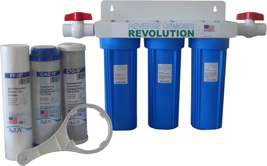 Reverse Osmosis Revolution Whole House 3-Stage Water Filtration System