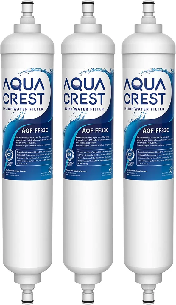 AQUA CREST GXRTQR Inline Water Filter