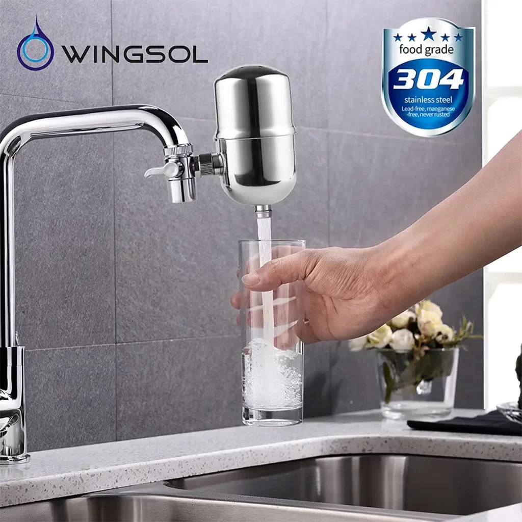 Tap Water Filter, Reduce Chlorine, Heavy Metals and Bad Taste,