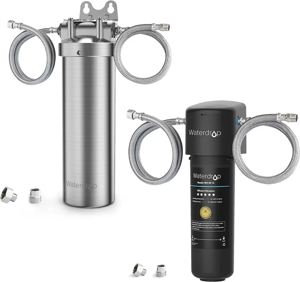 Waterdrop Stainless Steel Under Sink Water Filter System