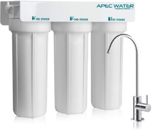 APEC Water Systems WFS-1000 3 Stage Under-Sink Water Filter System