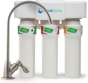 Aquasana 3-Stage Max Flow Claryum Under Sink Water Filter System
