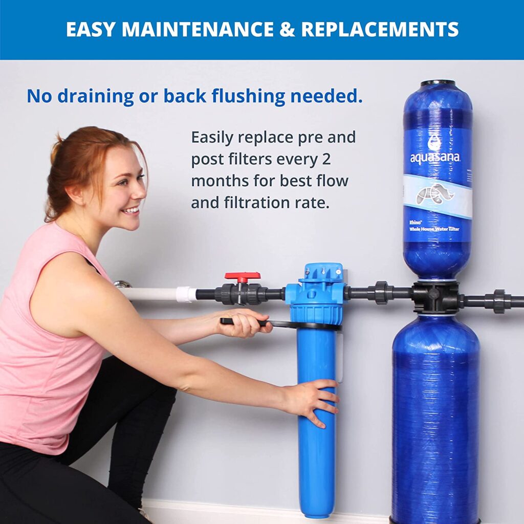 Aquasana Whole House Water Filter System Easy Maintenance