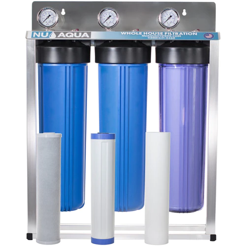 NU Aqua 3 Stage Whole House Water Filtration System