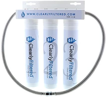 Clearly Filtered Triple Stage Kitchen Faucet Filtration System