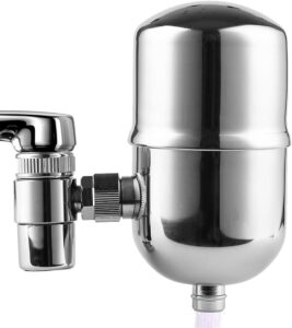 Faucet Water Filter Stainless-Steel Reduce Chlorine High Water Flow