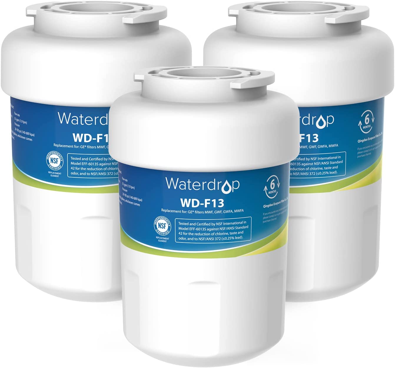 Waterdrop MWF Water Filter for GE® Refrigerators,