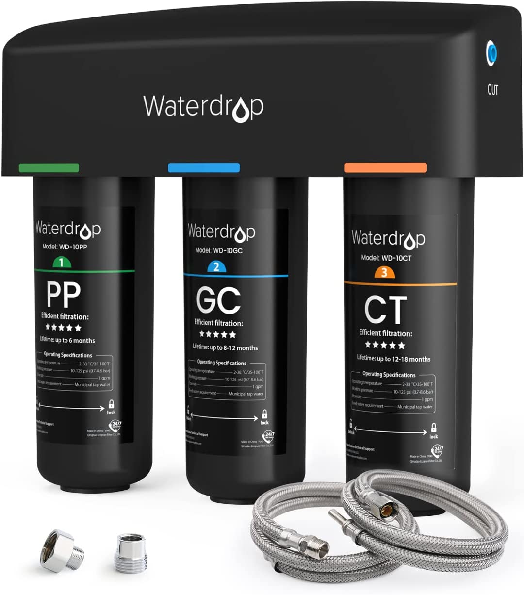 Waterdrop TSA 3-Stage Under Sink Water Filter