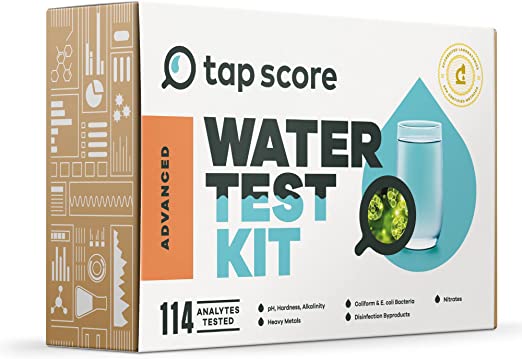 tap score water test kit