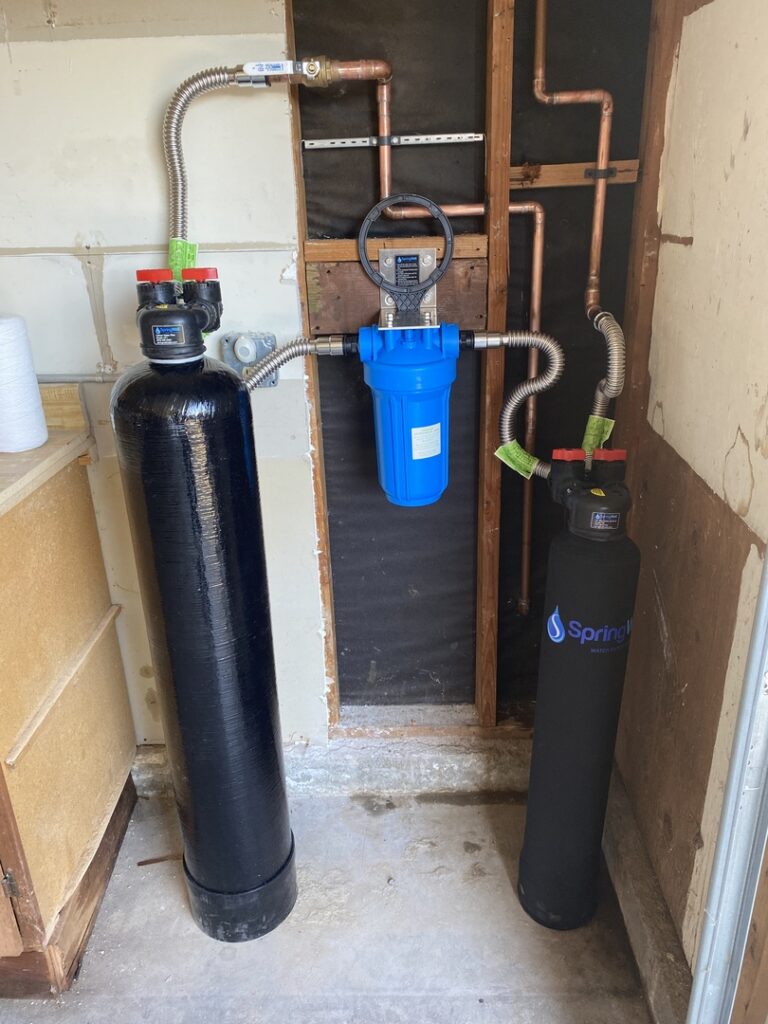 SpringWell CSF1 Water Filter and Salt-free Water Softener