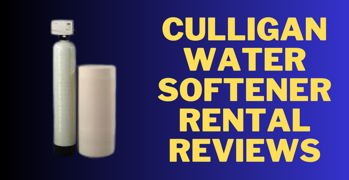 culligan water softener rental reviews