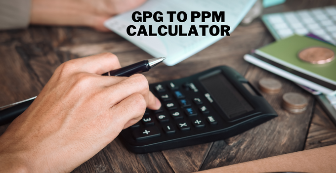 GPG to PPM Calculator